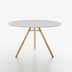Plank Mart Tisch 9834-01, Ø 110 cm, Höhe 73, konfigurierbar 