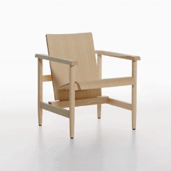 Plank Sol Lounge Stuhl 1350_12, Esche, konfigurierbar 