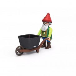 Lechuza Set XXL Gartenzwerg, Schubkarre + Bacino Playmobil 19075 