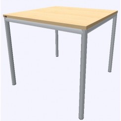 Assmann Beistelltisch Rundrohrgestell 80 cm Pontis konfigurierbar 
