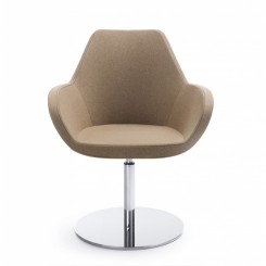 Profim Sessel Fan 10R, Tellerfuß mit Rückholspindel, drehbar, konfigurierbar 