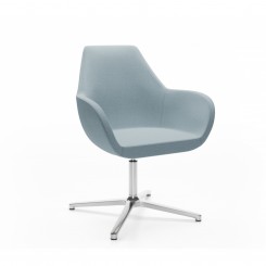 Profim Sessel Fan 10F 4-armiges Fußkreuz, drehbar 