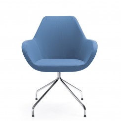 Profim Sessel Fan 10H mit Spinnenfuß, nicht drehbar, konfigurierbar 