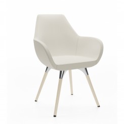 Profim Sessel Fan 10HW mit Holzgestell, konfigurierbar 