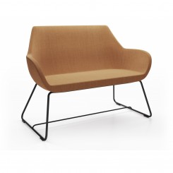 Profim Sofa 2-Sitzer Fan 20V mit Kufengestell 