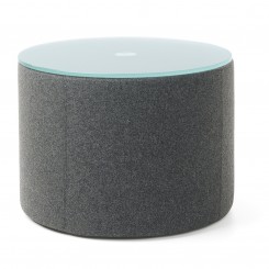 Profim Tisch Vancouver Oto VOR1B rund mit Glasplatte Ø 54cm konfigurierbar 