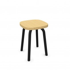 Cascando Pully Hocker Square Eiche massiv natur 6441.sq.oa konfigurierbar 