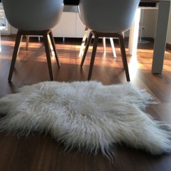 puraform Island Lammfell naturweiß 80-110cm ISL01-M 