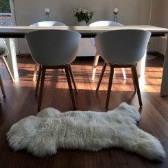 puraform Lammfell naturweiß 100-120cm LF01-L 