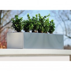 Blumenkasten Edelstahl 80 cm 519b 