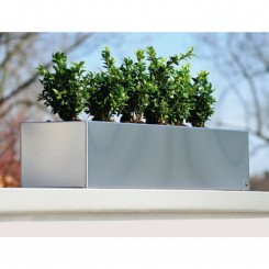 Blumenkasten Edelstahl 100 cm 519c 