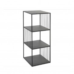 Regalwand Schmiede matt schwarz 35x35x90cm MB-185471 