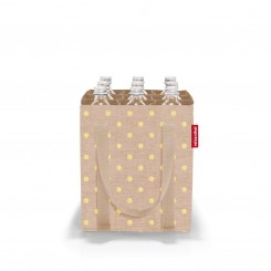 reisenthel® Bottlebag 9er metallic dots coffee ZJ6050 