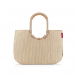 reisenthel® Loopshopper L Cord Sand – Eleganter Shopper mit Aluminiumgriff OR6053 