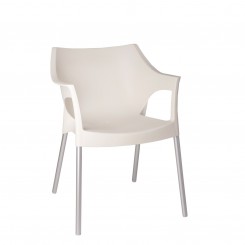 Resol Barcelona Dd Armlehnstuhl Pole weiß  01161w 