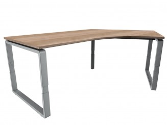 Palmberg Schreibtisch Pensum H. 680- 820mm PSKB, konfigurierbar 