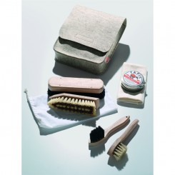 Side by Side Schuhputzbeutel mit Inhalt Filz 40018 