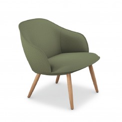 Sedus se:café soft lounge chair, Holzgestell, cc-266, konfigurierbar 