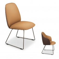 Sedus se:café soft chair, Kufengestell, cc-242, konfigurierbar 