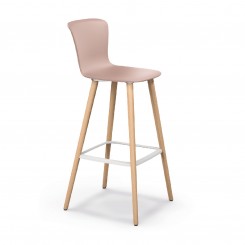 Sedus se:spot Barhocker 4-Fuß Holzgestell, Sitzhöhe 78 cm, ut-904, konfigurierbar 