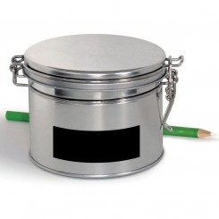 Side by Side Teedosen 3er-Set silber 40088 