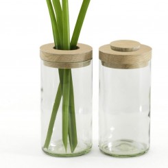 Side by Side Vase & Dose klar 40067W 