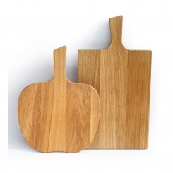 Side by Side Schneidebretter Süsses oder Saures Eiche 2er Set, 40145E 