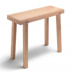 Side by Side Hockerbank Schemel Eiche 40059E 