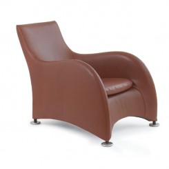 Montis Loge Sessel lederbezogen 