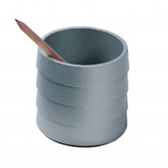 Rexite Stifteköcher Status aluminiumfarben 332.01.AN 