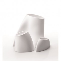 Myyour Pflanzgefäß Tao large Farbe weiß GS117 