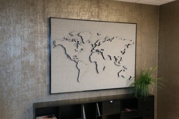 Götessons Schallabsorber Weltkarte TELL-US ECOSUND® 