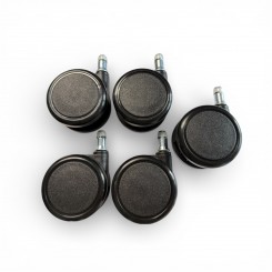 Topstar Hartbodenrollen 5er Set klein 10mm schwarz 