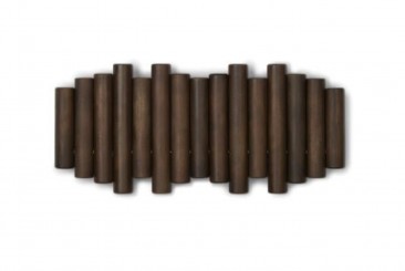 Umbra Picket Rail mit 5 Garderobenhaken Walnuss Antik 1011471-746 