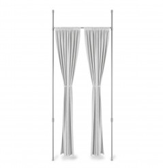 Umbra ANYWHERE ROD Vorhangstange und Raumteiler nickel 1012718-765-REM 