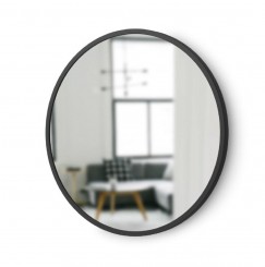 Umbra Hub Runder Wandspiegel schwarz 1013756-040 