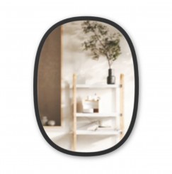 Umbra Hub Oval Wandspiegel schwarz 1013765-040 