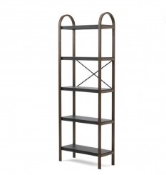 Umbra Bellwood Freistehendes Regal schwarz/walnuss 1016840-048 