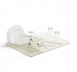 Umbra Udry Peg Abtropfgestell mit Mikrofaser Abtropfmattel Leinen 1018697-354 