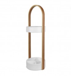 Umbra Bellwood Schirmständer weiss/natur 320240-668 