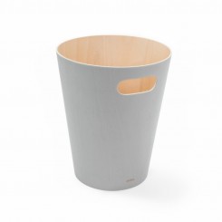 Umbra Abfalleimer Woodrow Can Birkenholz grau/natur 082780-918 