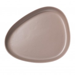 Lind DNA ServiertellerCurve Stoneware warm grey 991428 