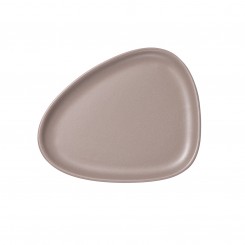 Lind DNA  Mittagsteller Curve Stoneware 2er Set warm grey 991426 