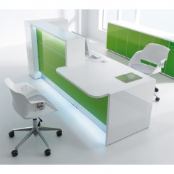 mdd Empfangstheke gerade mit Ablage Valde LWC41L konfigurierbar 