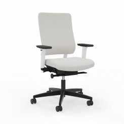 Viasit Bürodrehstuhl Drumback Creation Rückenschale telegrau Bezug hellgrau