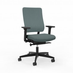 Viasit Bürodrehstuhl Drumback Creation Rückenschale schwarz Bezug mittelgrau