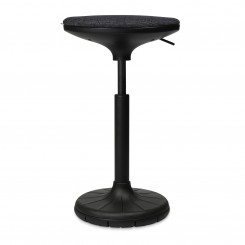 Wagner W3 Sitz-/Stehhocker Bezug: schwarz Fußsohle: schwarz