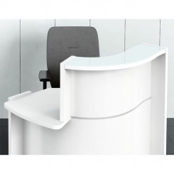 mdd Einzelempfangstheke Wave links LUV49P konfigurierbar 