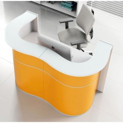 mdd Empfangstheke Wave klein LUV22 konfigurierbar 