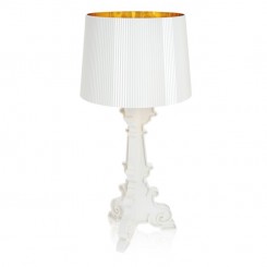 Kartell Tischleuchte Bourgie weiss gold 907600 